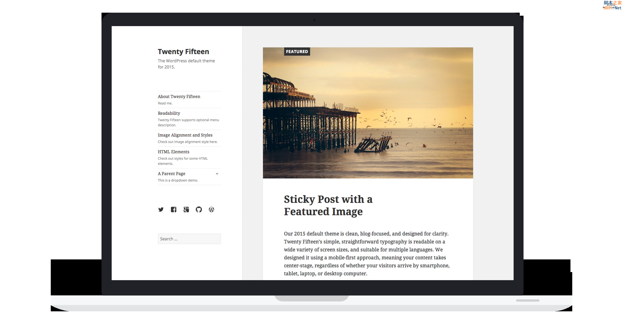 Twenty Fifteen 主题
